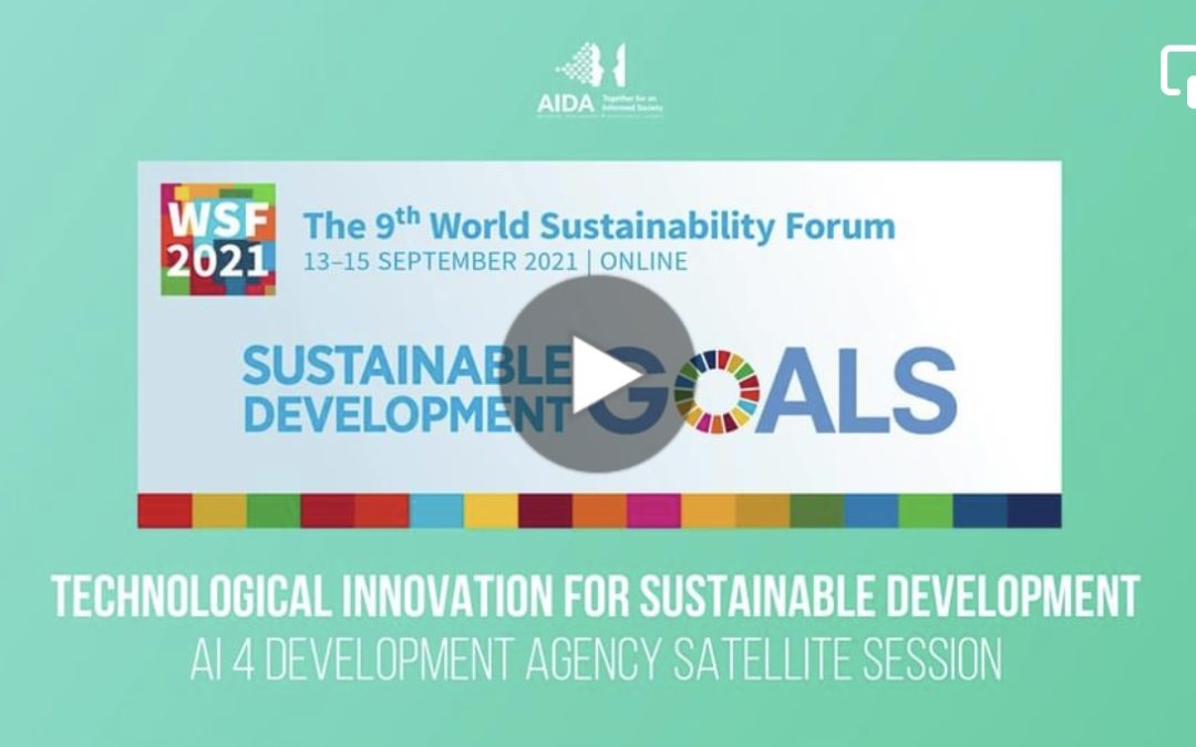 AI4DA Participates in the 9th World Sustainability Forum 2021