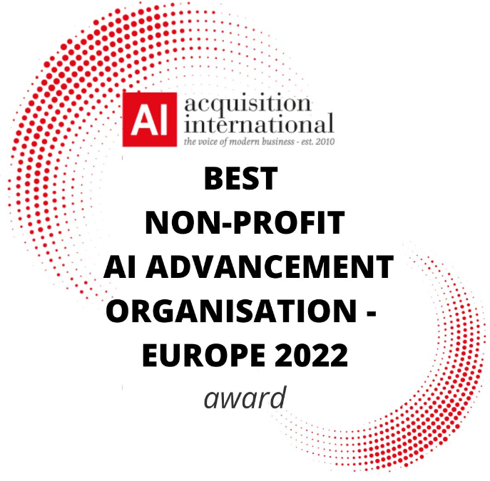 AI4DA RECEIVES AWARD FOR BEST NON-PROFIT AI ADVANCEMENT ORGANISATION – EUROPE 2022